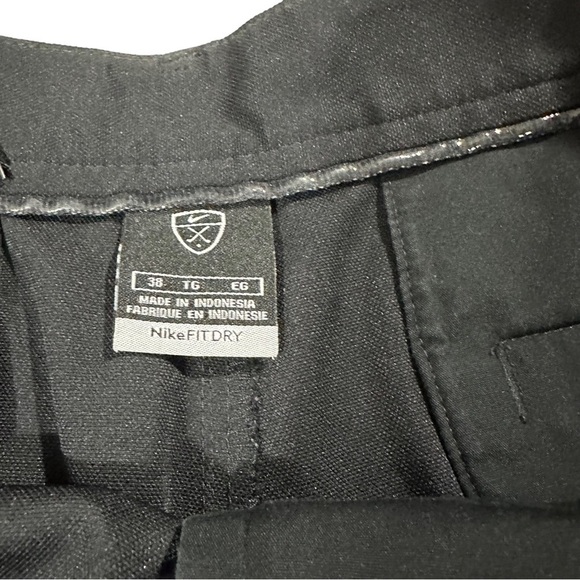 Nike Golf Dri-Fit Men Black Performance Chino Shorts Sz 38x10 Quick Dry Stretch - Picture 3 of 14